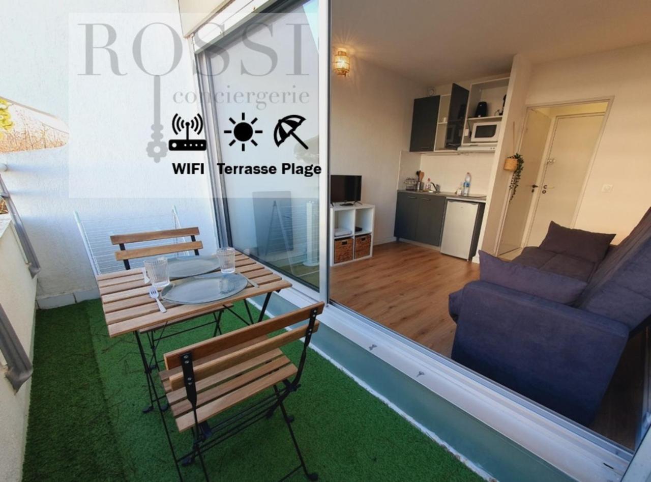 THALASSA STUDIO PLAGE 50 Mètres Commerce WIFI La Grande-Motte Esterno foto
